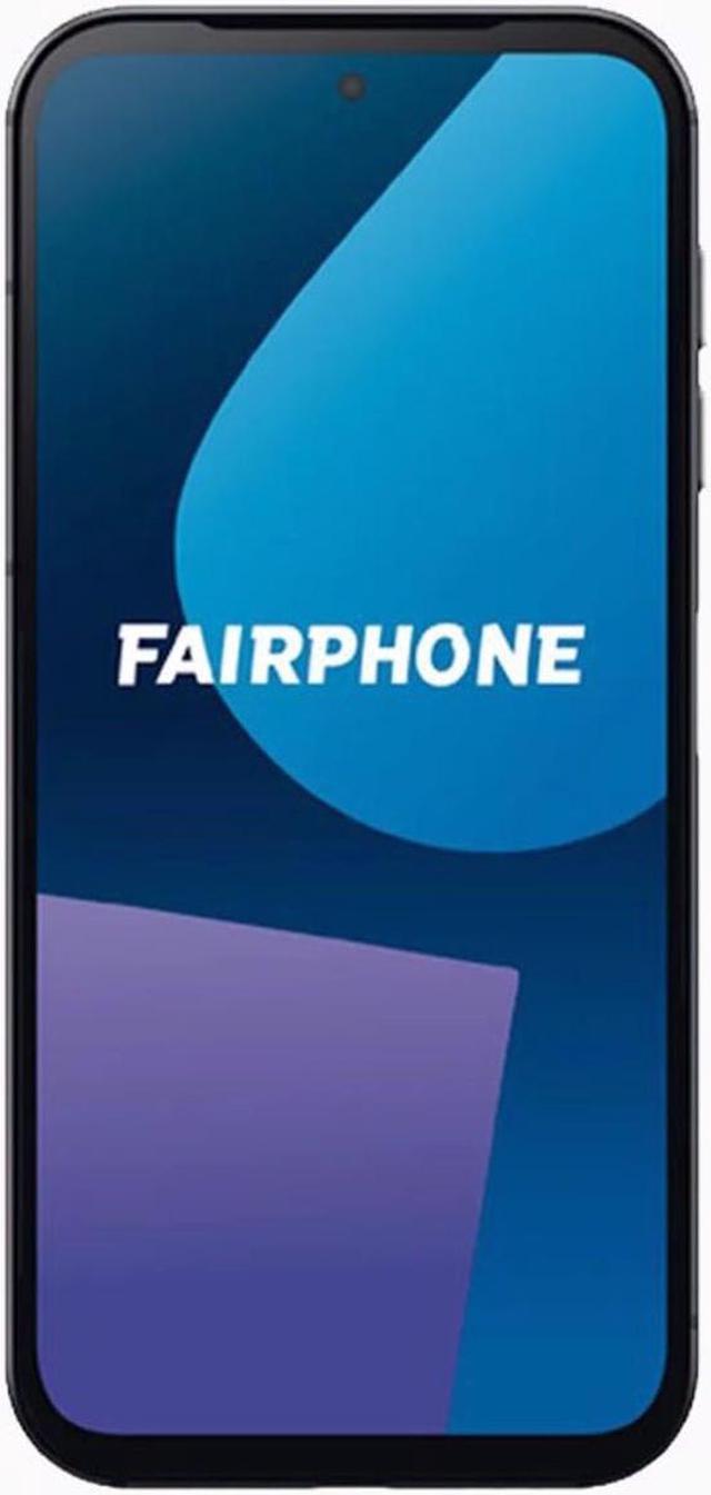 Fairphone 5 Dual-SIM 256GB ROM + 8GB RAM (Only GSM  No CDMA) Factory  Unlocked 5G Smartphone (Matte Black) - International Version 