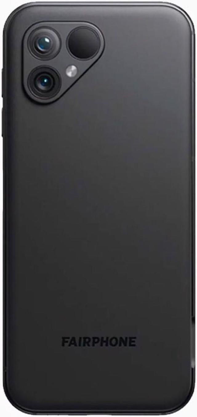 Fairphone 5 Dual-SIM 256GB (Only Version Unlocked - CDMA) | Smartphone ROM GSM International Factory Black) 8GB + RAM 5G (Matte No
