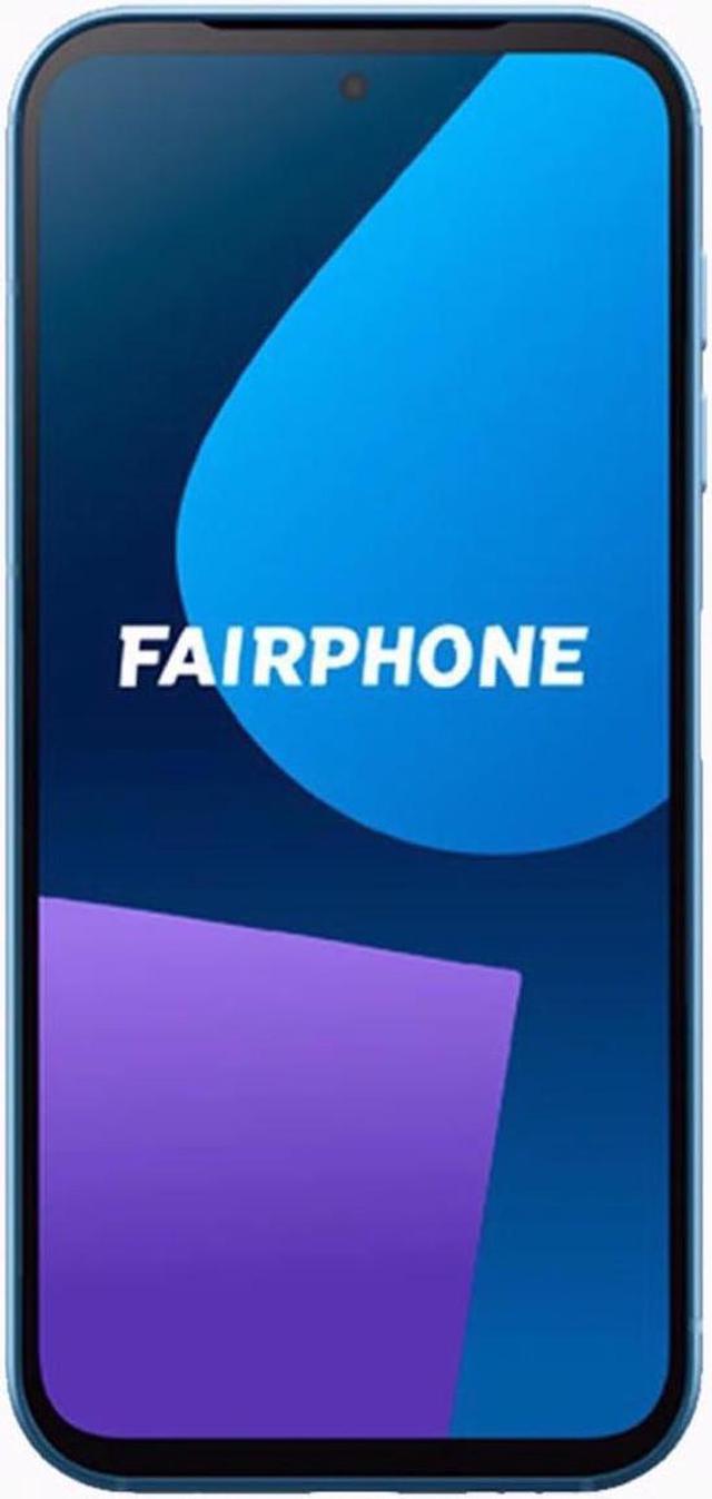 Fairphone 5 Dual-SIM 256GB | No + Unlocked CDMA) Factory Smartphone GSM RAM 8GB Version International (Sky ROM (Only Blue) 5G 