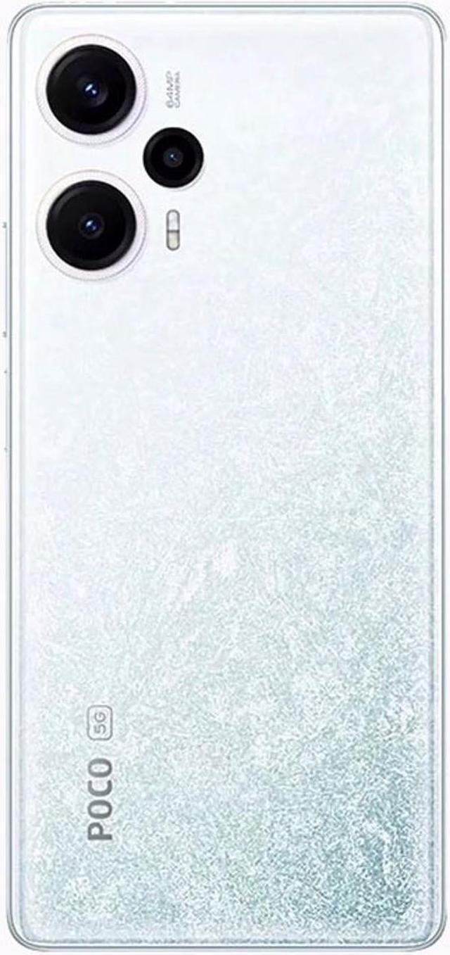 Xiaomi Poco F5 Dual-SIM 256GB ROM + 8GB RAM (Only GSM  No CDMA) Factory  Unlocked 5G Smartphone (White) - International Version 