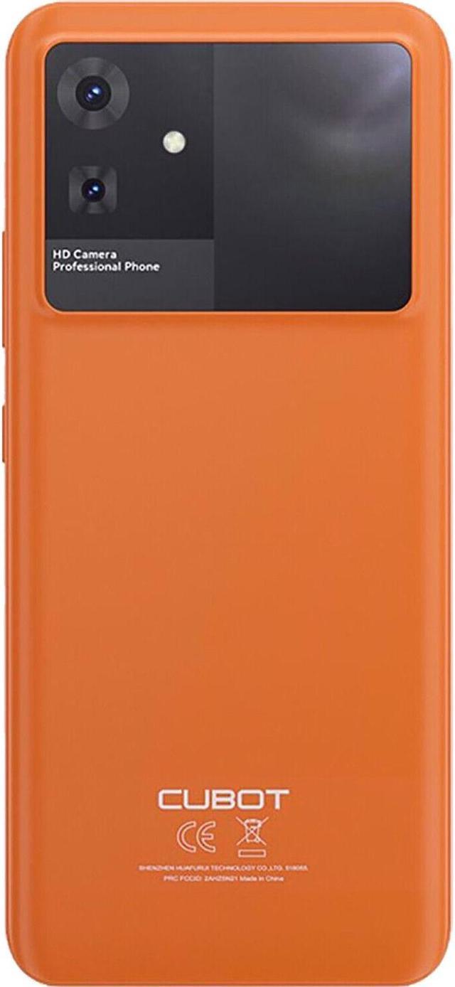 Cubot Note 21 Dual-SIM 128GB ROM + 6GB RAM (Only GSM  No CDMA) Factory  Unlocked 4G/LTE Smartphone (Orange) - International Version 