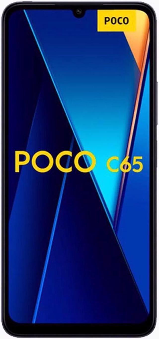Xiaomi Poco C65 Dual Sim 128GB ROM + 6GB RAM (GSM Only  No CDMA) Factory  Unlocked 4G/LTE Smartphone (Black) - International Version 