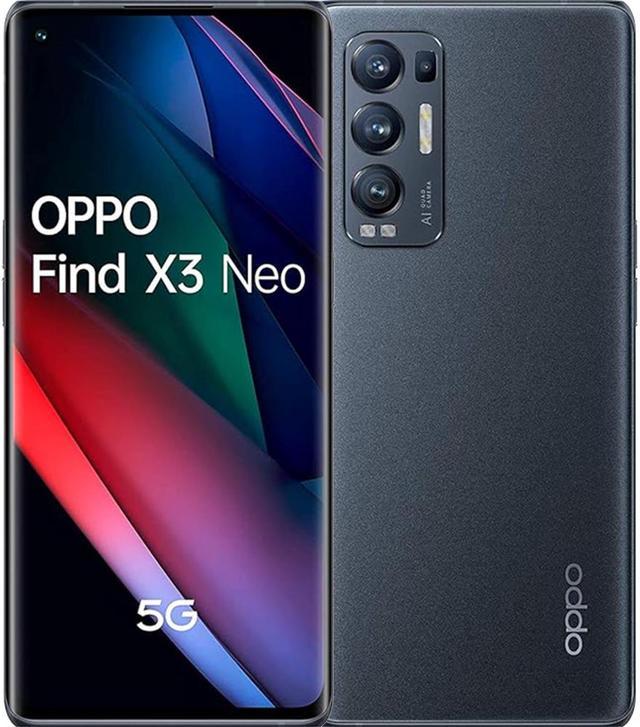 ▷ OPPO Find X3 Neo 16,6 cm (6.55) SIM doble ColorOS 11.1 5G USB Tipo C 12  GB 256 GB 4500 mAh Negro