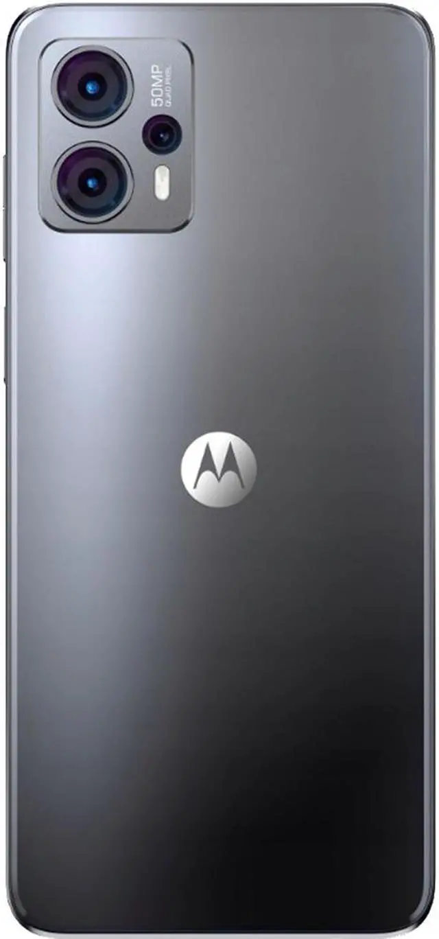 Alt view image 3 of 3 - Motorola Moto G23 DUAL SIM 128GB ROM + 8GB RAM (GSM Only | No CDMA) Factory Unlocked 4G/LTE Smartphone (Matte Charcoal) - International Version