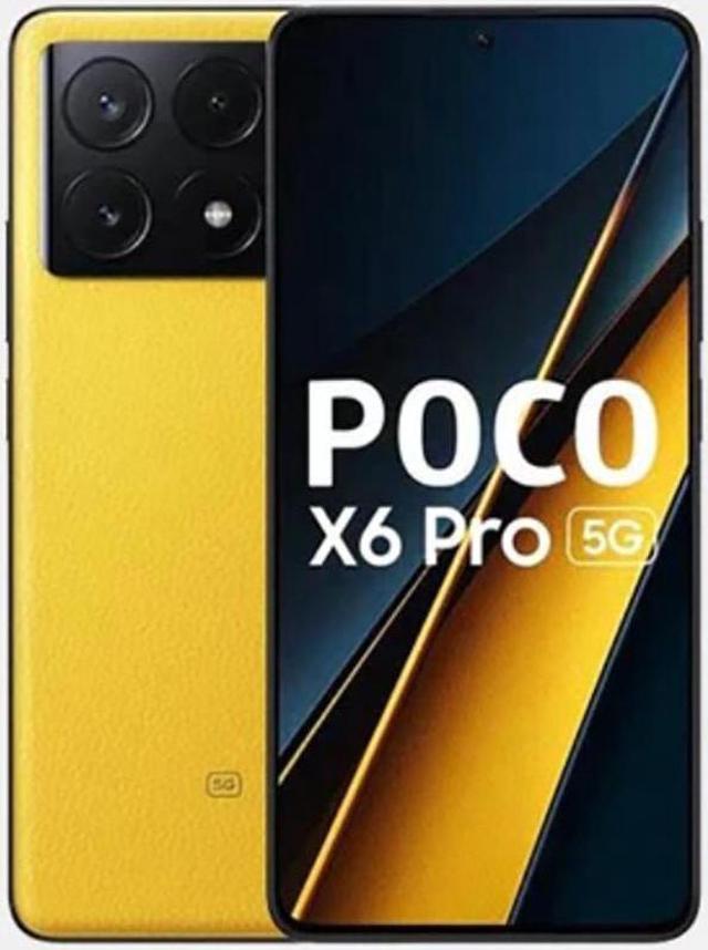 品多く POCO X6 ⑤ 256GB 8GB イエロー 5G Pro スマートフォン本体 ...