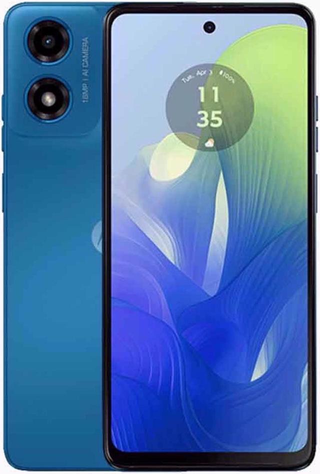 Motorola Moto G04 DUAL SIM 128GB ROM + 8GB RAM (GSM ONLY | NO CDMA) Factory  Unlocked 4G/LTE Smartphone (Satin Blue) - International Version - Newegg.com