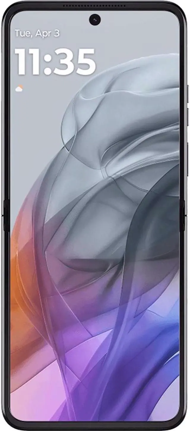 Alt view image 2 of 4 - Motorola Razr 50 Dual-SIM 256GB ROM + 8GB RAM (GSM | CDMA) Factory Unlocked 5G Smartphone (Koala Grey) - International Version