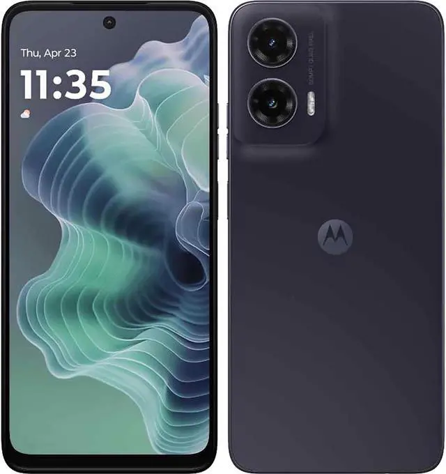 Main image of Motorola Moto G35 Dual-SIM 128GB ROM + 4GB RAM (GSM Only | No CDMA) Factory Unlocked 5G Smartphone (Midnight Black) - International Version