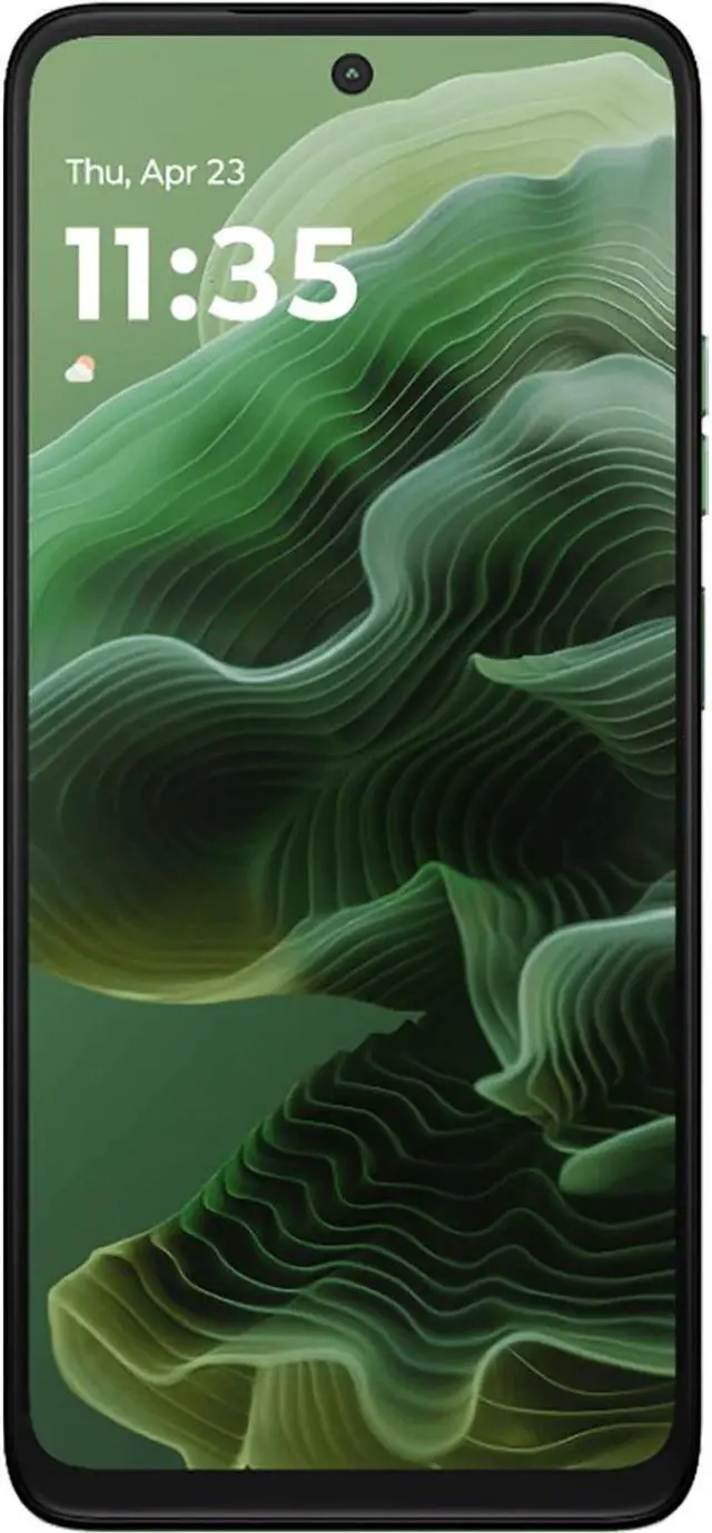 Alt view image 2 of 3 - Motorola Moto G35 Dual-SIM 128GB ROM + 4GB RAM (GSM Only | No CDMA) Factory Unlocked 5G Smartphone (Leaf Green) - International Version