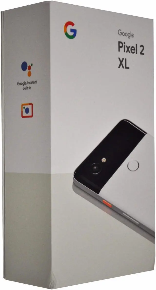 Alt view image 4 of 6 - Google Pixel 2 XL (2017) 64GB G011C, 6" inch (No CDMA, GSM only) Factory Unlocked SIM-free 4G/LTE Smartphone (Black & White)