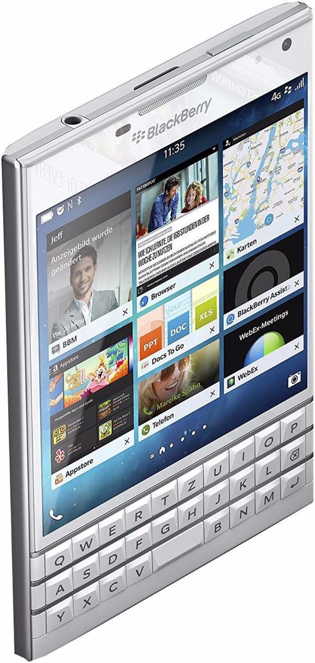 BlackBerry Passport SQW100-1 32GB QWERTZ Keypad (No CDMA, GSM only) Factory  Unlocked 4G Smartphone