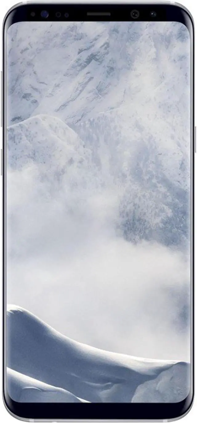 Alt view image 2 of 3 - Samsung Galaxy S8+ Plus Single-SIM 64GB (No CDMA, GSM only) Factory Unlocked 4G Smartphone - Arctic Silver