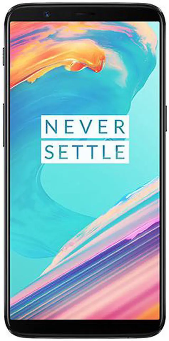 Alt view image 2 of 3 - OnePlus 5T A5010 Dual-Sim 128GB (No CDMA, GSM only) Factory Unlocked 4G/LTE Smartphone - Midnight Black