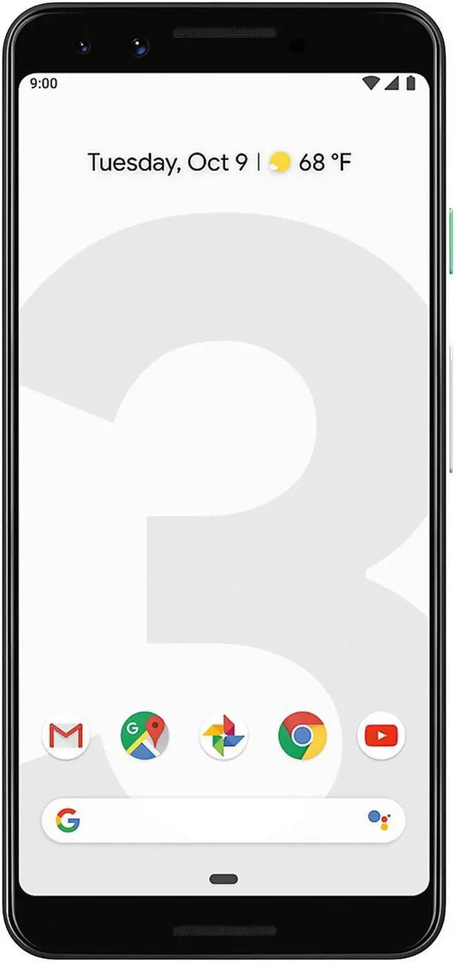 Alt view image 2 of 3 - Google Pixel 3 G013A (2018) 64GB (No CDMA, GSM only) Factory Unlocked 4G/LTE Smartphone - Clearly White