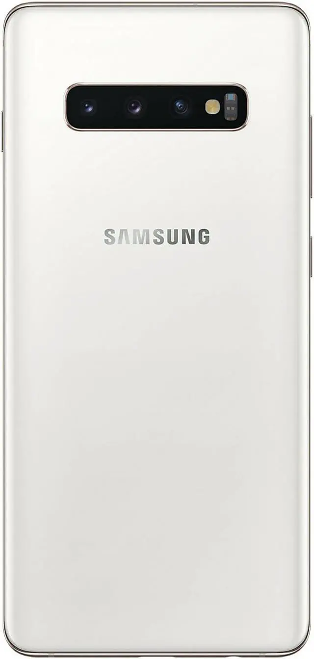 Alt view image 3 of 11 - Samsung Galaxy S10+ Plus 512GB / 8GB RAM SM-G975F Hybrid/Dual-SIM (No CDMA, GSM only) Factory Unlocked 4G/LTE Smartphone - Ceramic White