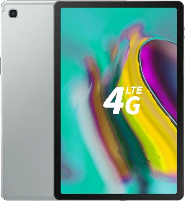 Samsung Galaxy Tab S5e (2019,LTE) SM-T725N 128GB / 6GB RAM 10.5" (GSM Only, No CDMA) Factory Unlocked Wi-Fi + 4G/LTE Tablet Silver Tablets - Newegg.com
