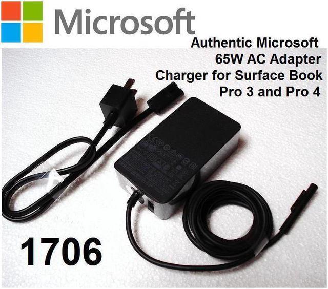 OEM 65W AC Adapter Power Supply 1706 15V Microsoft Surface Book