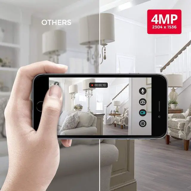 Alt view image 3 of 4 - Foscam R4S wifi Camera