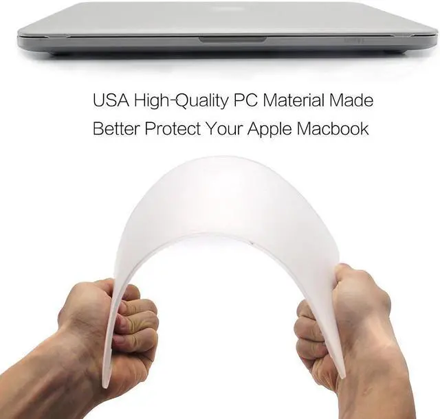 Alt view image 4 of 7 - MacBook Pro 13 Retina Case,Werleo Macbook Retina 13" Clear Soft-Skin Rubberized Hard Case with Foldable Stand & Keyboard Cover for Macbook Pro 13.3" Retina Display A1502/A1425 Shell Cover NO CD-ROM