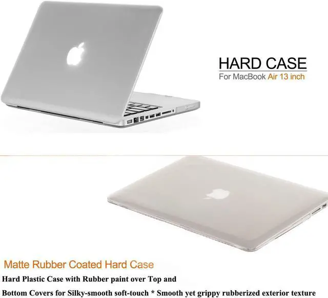 Alt view image 7 of 7 - MacBook Pro 13 Retina Case,Werleo Macbook Retina 13" Clear Soft-Skin Rubberized Hard Case with Foldable Stand & Keyboard Cover for Macbook Pro 13.3" Retina Display A1502/A1425 Shell Cover NO CD-ROM