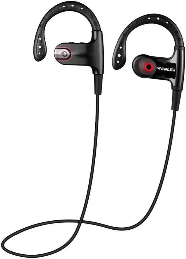 Main image of Bluetooth Headphones,Werleo Wireless V4.1 Bluetooth In-Ear Headset Super Bass Noise Cancelling Stereo Sports Earphones In-ear Earbuds with Mic Hands-Free Calls for iPhone 7 Samsung S6 S7 LG iPad Black