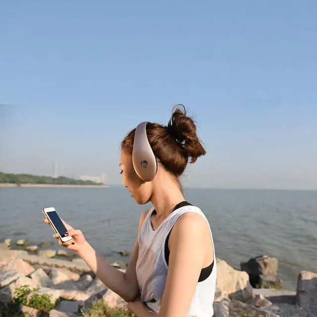 Alt view image 4 of 7 - Over Ear Headphones,Wireless HIFI Stereo Bluetooth 4.1 Headphone Running Sports Gaming Earphones Portable Noise Isolation Bass Headsets with Microphone TF Card Slot FM Radio for iPhone iPad Android PC