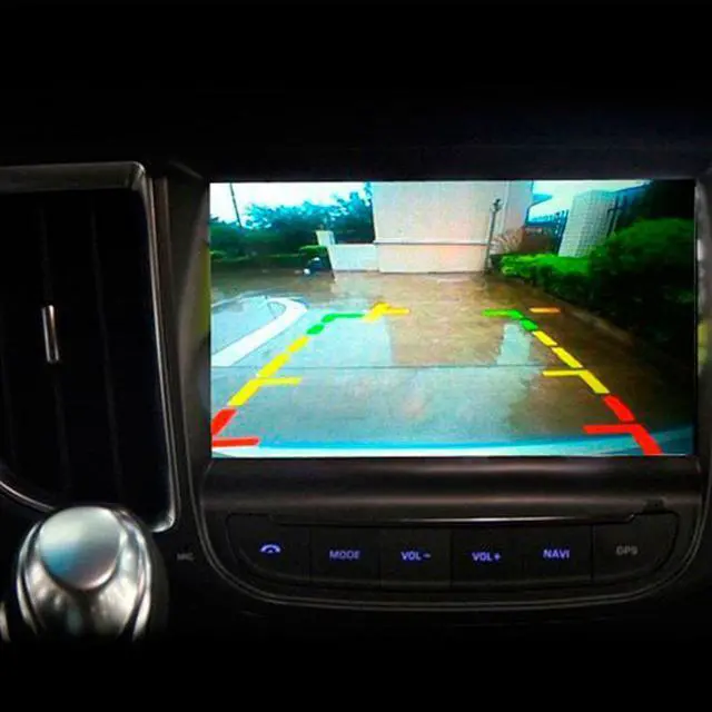 Alt view image 7 of 7 - Universal Waterproof High Definition 170° Wide Viewing Angle License Plate Car Rear View Backup Camera Color CCD Vehicle Camera Reverse Parking Blind Spot Camera 7 Infrared Night Vision LED