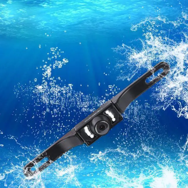 Alt view image 4 of 7 - Universal Waterproof High Definition 170° Wide Viewing Angle License Plate Car Rear View Backup Camera Color CCD Vehicle Camera Reverse Parking Blind Spot Camera 7 Infrared Night Vision LED
