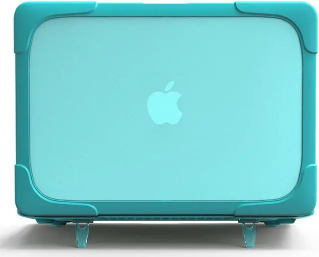 Alt view image 2 of 7 - MacBook Pro 13 Inch Case 2017 & 2016 Release A1706 A1708 Shell , Werleo Rubberized Hard Case Cover with Kickstand Keyboard Skin For Apple Macbook Pro 13" with / without Touch Bar and Touch ID - Blue