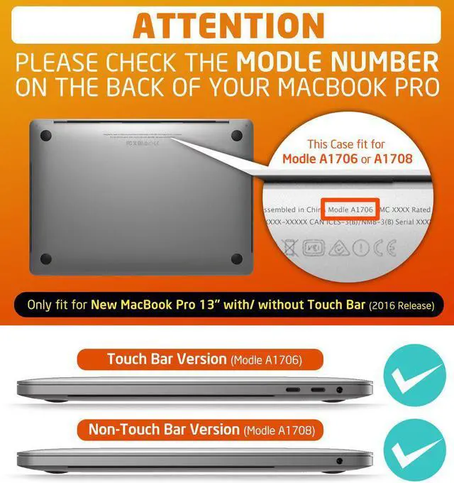 Alt view image 4 of 7 - MacBook Pro 13 Inch Case 2017 & 2016 Release A1706 A1708 Shell , Werleo Rubberized Hard Case Cover with Kickstand Keyboard Skin For Apple Macbook Pro 13" with / without Touch Bar and Touch ID - Blue