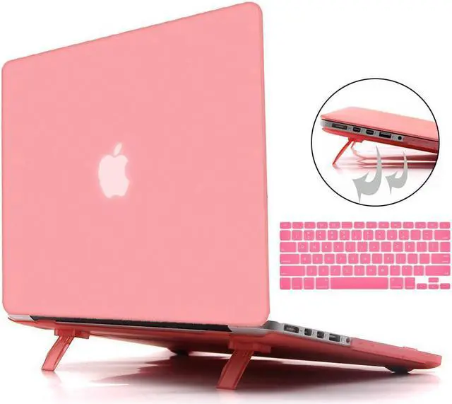 Main image of Macbook Air 13 Inch Case, Hemetech 2 in 1 Ultra Slim Soft-Touch Plastic Rubberized Hard Case Cover for Apple Macbook Air 13" A1369 A1466  Shell Cover with Foldable Stand & Keyboard Cover Skin