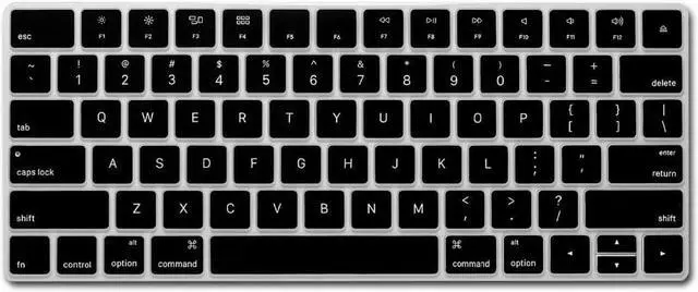 Alt view image 7 of 7 - Werleo Transparent / CLEAR Keyboard Cover Silicone Skin for MacBook Pro 13" 15" 17" (with or w/out Retina Display) iMac and MacBook Air 13"