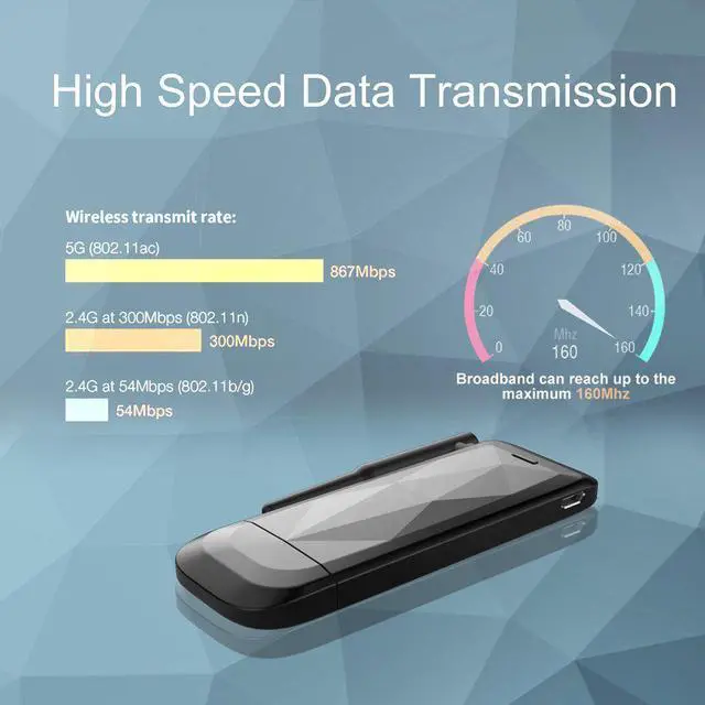 Alt view image 3 of 7 - Werleo 2.4+5G WiFi Display Dongle Wireless 1080P Mini Receiver Sharing HD Video from Projectors Cell Phones Tablet PC Support Airplay DLNA Miracast HDMI TV/Projector Stick/chromecast(VTP-E3) (Black)