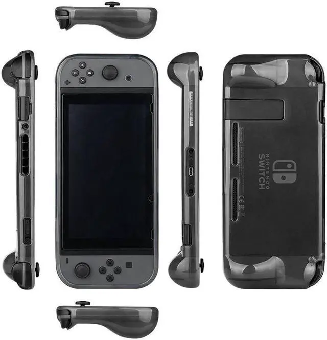 Alt view image 2 of 6 - [ Nintendo Switch Protective Case With Screen Protector ] Shock Absorbing Rubberized Case For Nintendo Switch [ Screen Protector Included ]