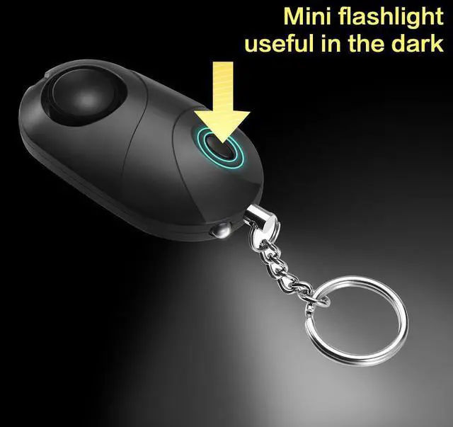Alt view image 2 of 7 - 2X Personal Alarm Keychains 130dB Emergency Self Defense Safety Security Alarms