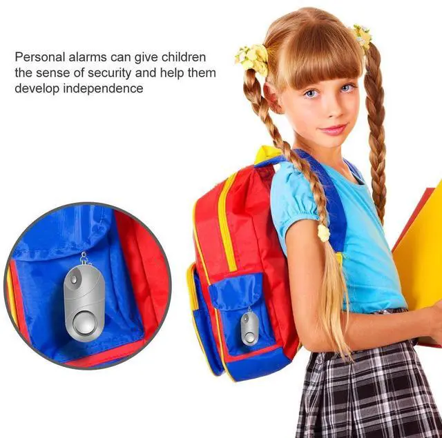 Alt view image 6 of 7 - 2X Personal Alarm Keychains 130dB Emergency Self Defense Safety Security Alarms