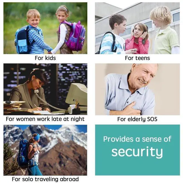 Alt view image 7 of 7 - 2X Personal Alarm Keychains 130dB Emergency Self Defense Safety Security Alarms
