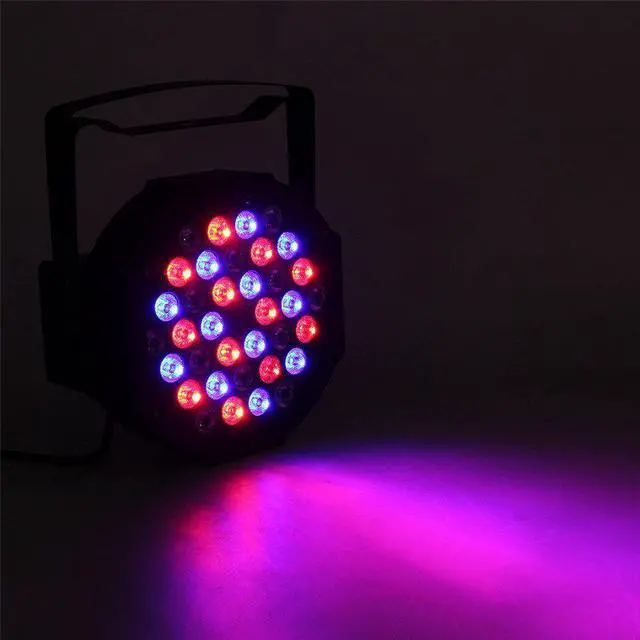 Alt view image 6 of 7 - Disco Party Lights - LED Par Lights 36W DMX-512 RGB 36 LEDs Stage Lights DJ Light Sound Activated Projector Light Stage Lighting with IR Remote for Wedding Show Club Bar AC 110V-220V (1Pcs)