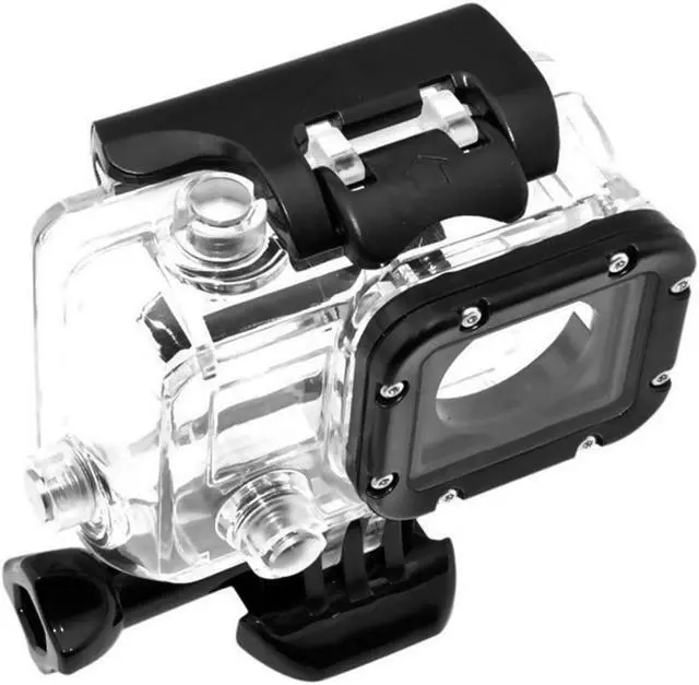 Alt view image 3 of 7 - GoPro Replacement Dive Case Waterproof Housing Cover Shell For  HERO4 HERO3+ HERO3