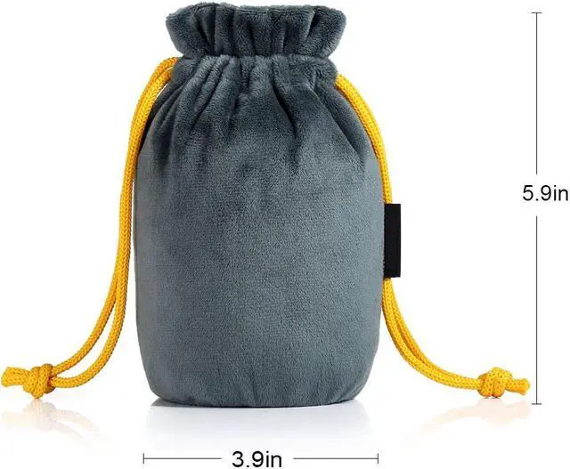 Alt view image 4 of 6 - Travel Pillow Soft Velvet Inflatable Neck Support Pillow Travel Cushion for Airplanes, Trains, Camping, Office Napping(Gray)