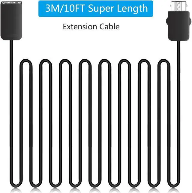 Alt view image 2 of 6 - 2 PACK SNES Classic Controller Extension Cable 3M / 10 ft Super NES Classic Extension Power Cord for Super Nintendo Classic Edition Controller 2017 and Nintendo NES Classic Mini 2016