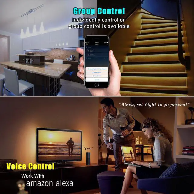 Alt view image 5 of 7 - WiFi Wireless LED Smart Controller Working with Android and IOS System Mobile Phone Free App for GRB LED Light Strips 5050 3528 LEDs Comes With One 24 Keys Remote Control