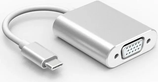 Main image of USB C TO VGA Adapter,USB 3.1 Type C (USB-C) to VGA Adapter With Aluminium Case for 2017 MacBook Pro/Samsung Galaxy S8