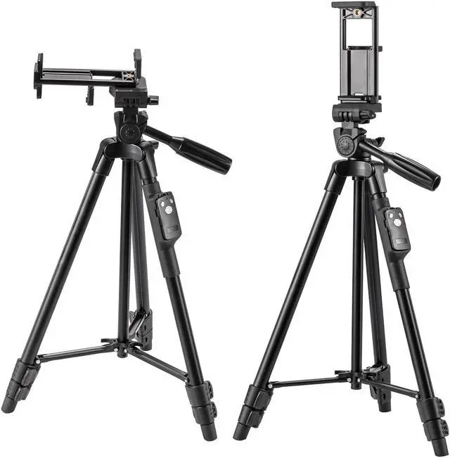 Alt view image 6 of 7 - 2 in 1 Universal Tablet iPad Mount Holder Tripod Adapter & Phone Mount Tripod Adapter, Tablet Tripod Holder, Use for both Tablet and Cellphone, Fits on Tripod, Monopod, Selfie Stick, etc.