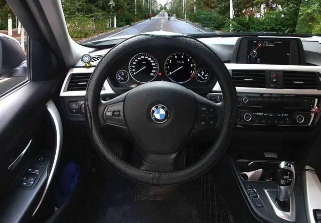 Alt view image 2 of 6 - Auto Car Steering Wheel Covers Universal 15" Genuine Leather Anti Slip Odor Free