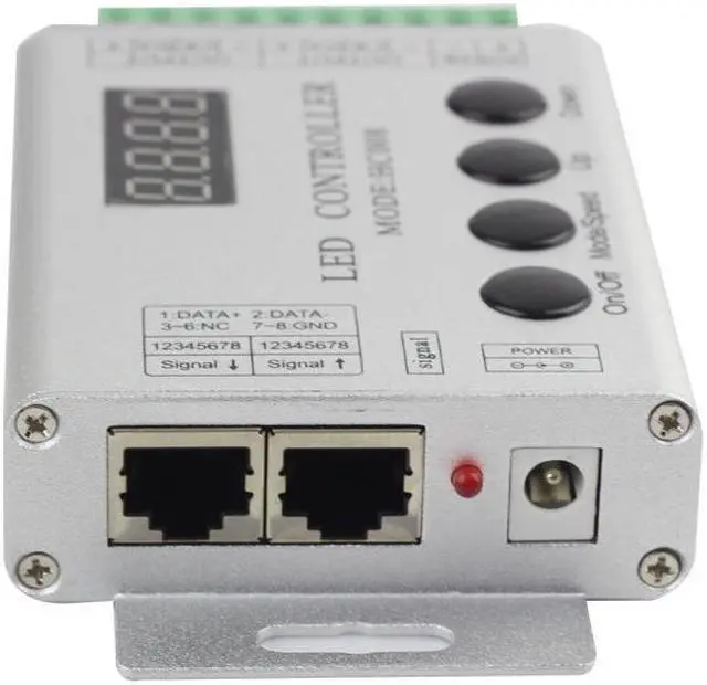 Alt view image 4 of 7 - DC12V LED Strip Pixel Bar HC008 RF Controller For WS2812 WS2811 WS2801 LPD6803