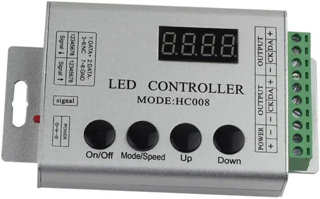 Alt view image 6 of 7 - DC12V LED Strip Pixel Bar HC008 RF Controller For WS2812 WS2811 WS2801 LPD6803