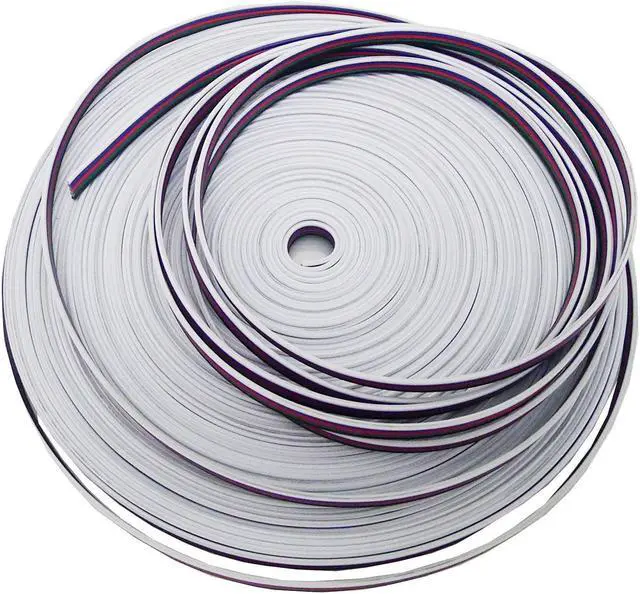 Main image of 66ft RGBW Extension Cable Wire Line 5 Color for RGBWW 5050 3528 LED Stirp Light