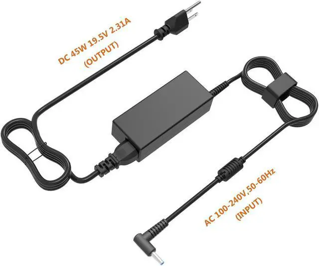 Alt view image 5 of 6 - 19.5V 2.31A 45W Ac Adapter /Laptop Charger /Power supply for HP 15-ay117cl 15-ay137cl 15-ay198nr 15-ay009dx 15-ay196nr;13-ab016nr 11-ab011dx 15-ba010nr;14-ak040nr 14-ak050nr 15-bk193ms