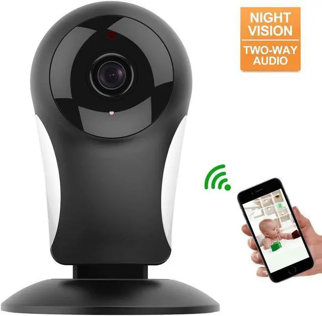 Main image of Home Security Camera System,HD 960P Wireless IP Camera Support 2.4GHz Wifi, Day/Night Vision, Indoor/Outdoor Cam for House, Baby, Pet Security BLACK